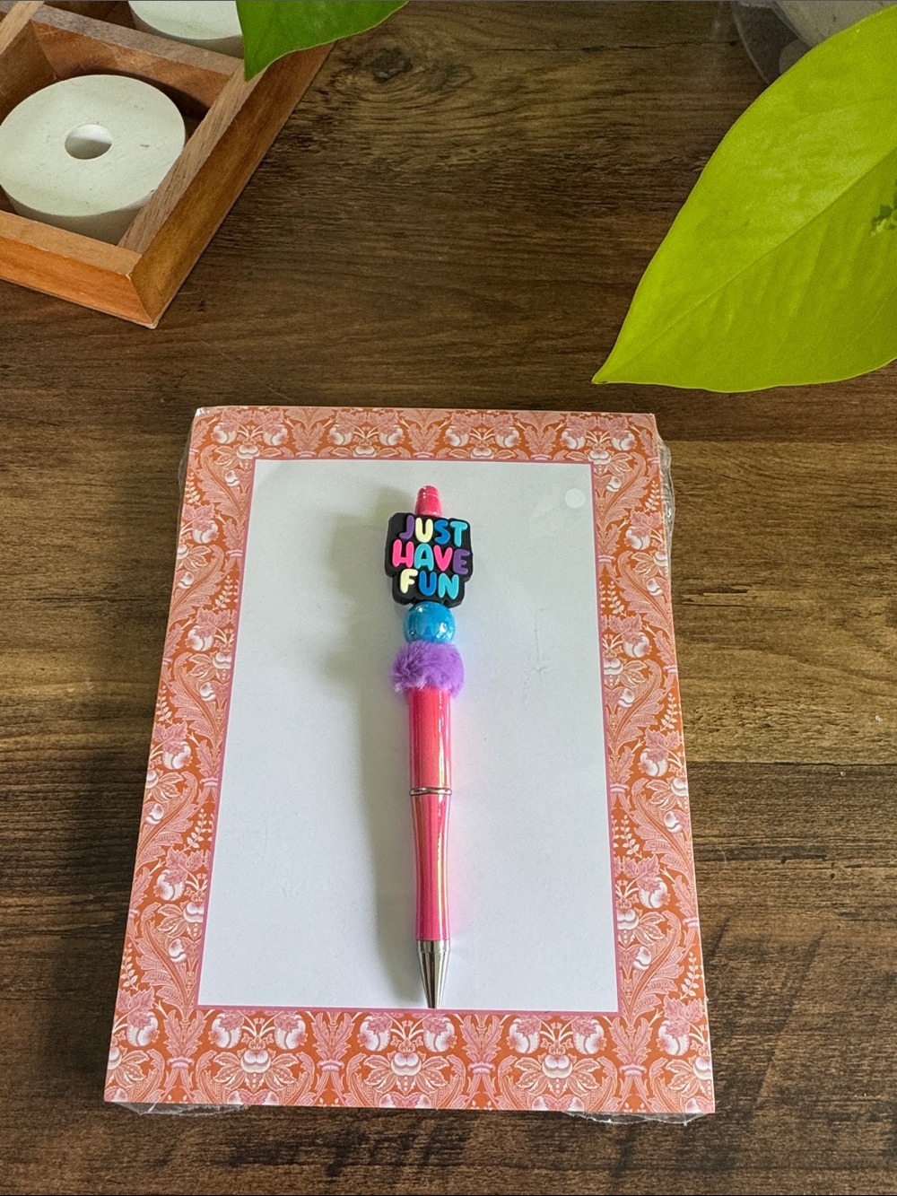 Just Have Fun Pink Novelty Pen